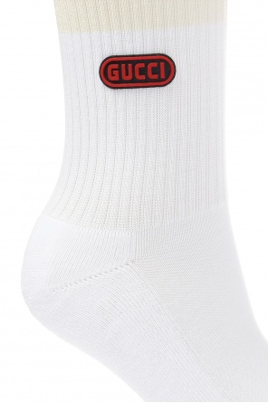 Sylvie web' striped socks, zdjęcie 2 Sylvie web' striped socks od Gucci